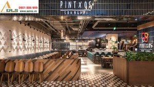Thiết kế thi công nhà hàng Pintxos Shanghai tại quận 5, TP.HCM