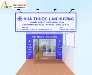 Thiết kế thi công nhà thuốc tây Lan Hương tại Đắk Lắk