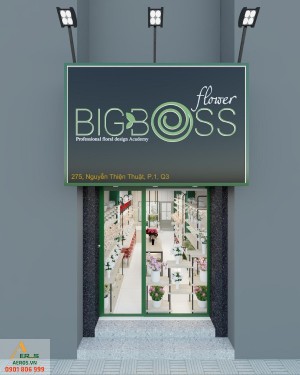 Thiết kế thi công nội thất shop hoa Big Boss tại Quận Phú Nhuận