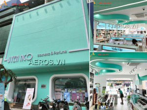 Thiết kế thi công shop mỹ phẩm UYÊN NGÔ COSMETIC chi nhánh 3 tại Tây Ninh