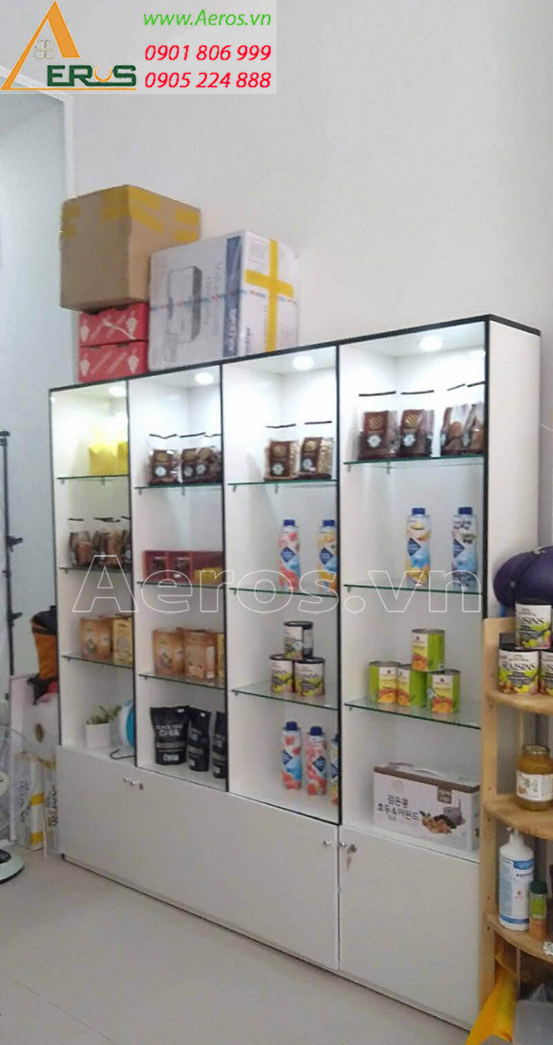 Thiết kế shop thực phẩm chức năng E Market tại quận Gò Vấp, TPHCM