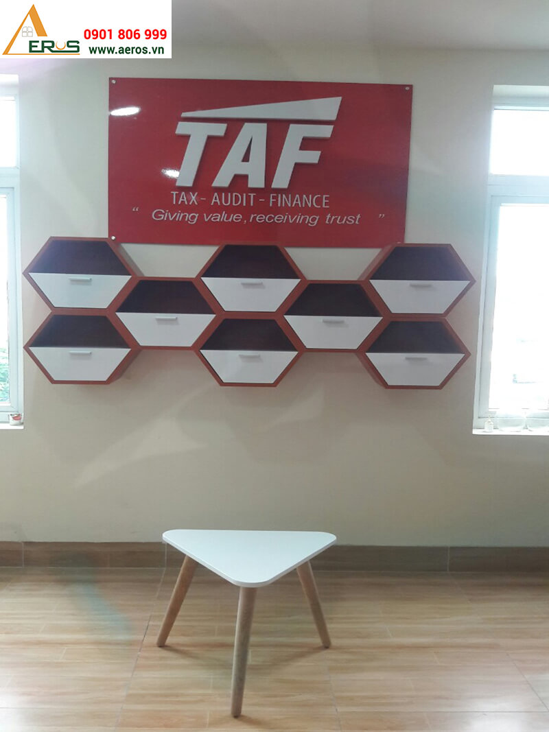 Thiết kế nội thất văn phòng công ty TAF quận Tân Phú, TPHCM