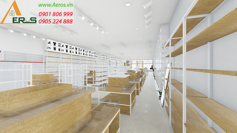 Thiết kế thi công nội thất shop mỹ phẩm Lọ Lem Shop tại Bạc Liêu