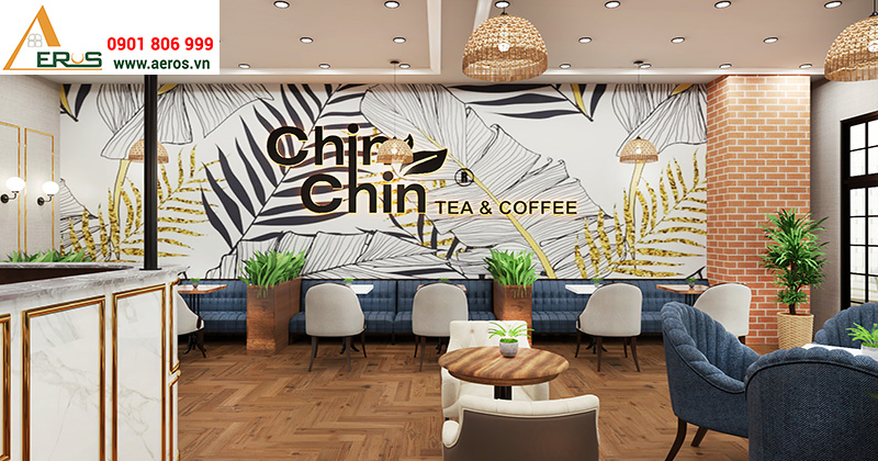 Thiết kế nội thất quán trà sữa Chin Chin tại Vũng Tàu