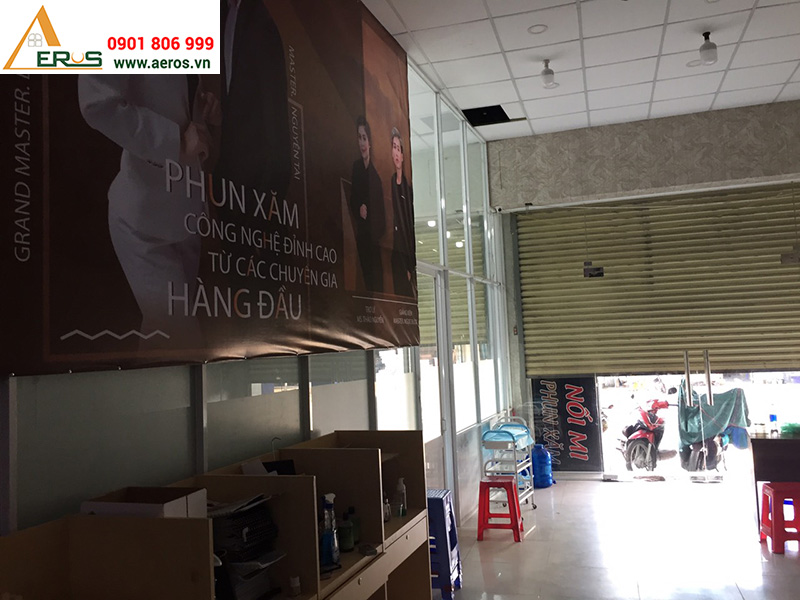 Thiết kế nội thất tiệm nail Diễm Nguyễn tại quận 9, TPHCM